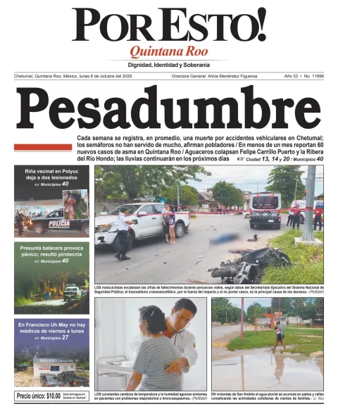 Portada de Por Esto (quintana Roo Chetumal)