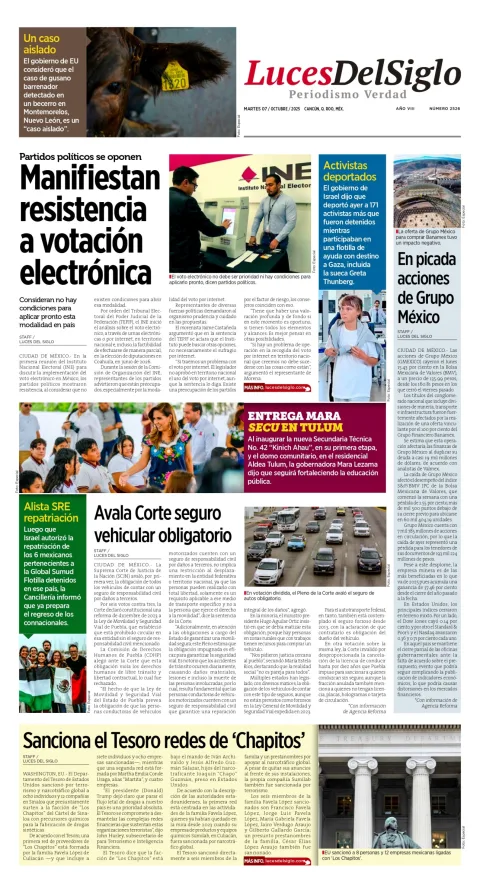 Portada de Luces del Siglo