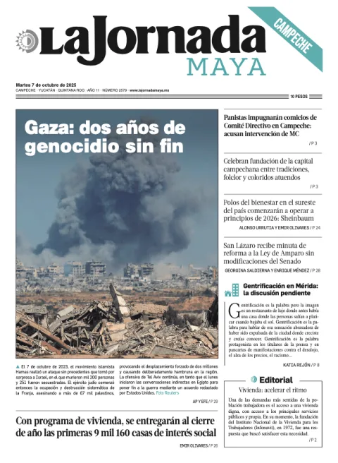 Portada de La Jornada Maya Campeche