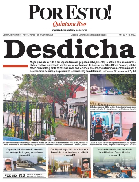 Portada de Por Esto (quintana Roo Cancun)