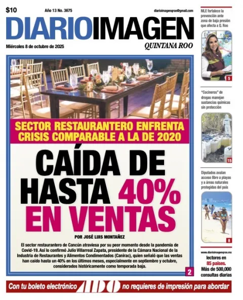 Portada de Diario Imagen Quintana Roo