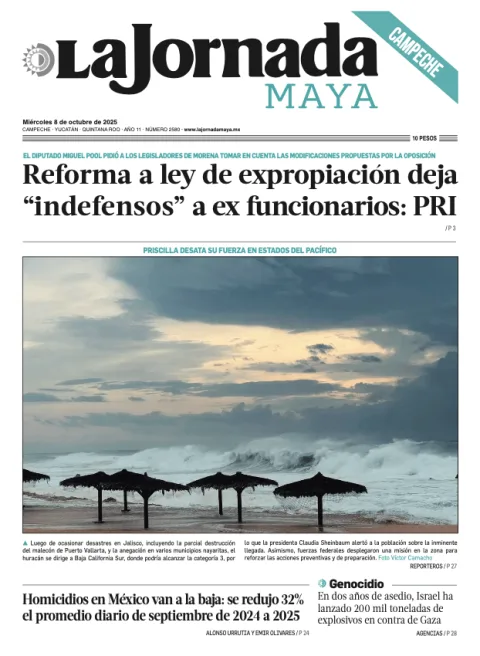 Portada de La Jornada Maya Campeche