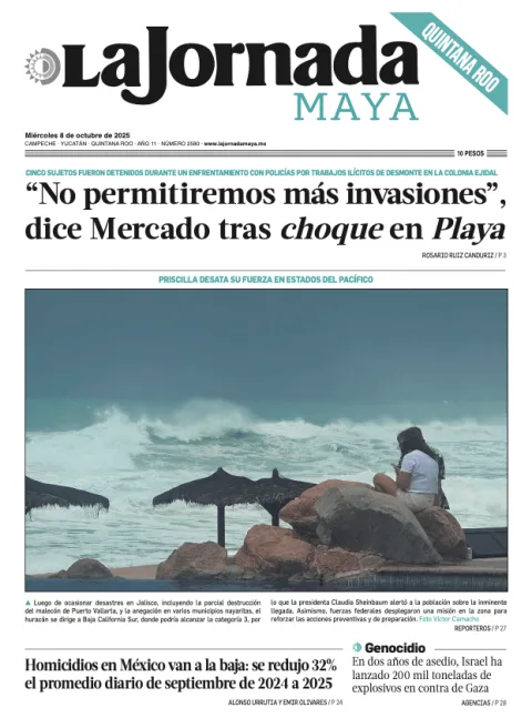 Portada de La Jornada Maya Quintana Roo