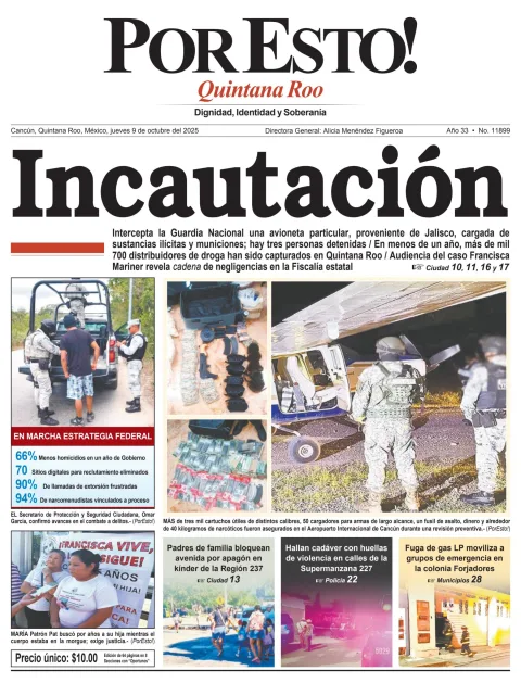 Portada de Por Esto (quintana Roo Cancun)