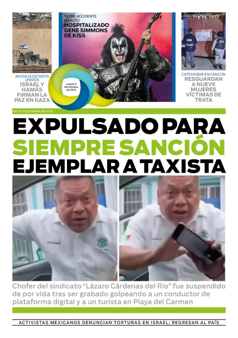 Portada de El Quintana Roo (contraportada)