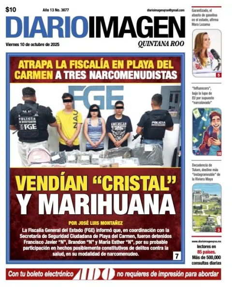 Portada de Diario Imagen Quintana Roo