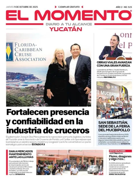 Portada de El Momento Yucatan