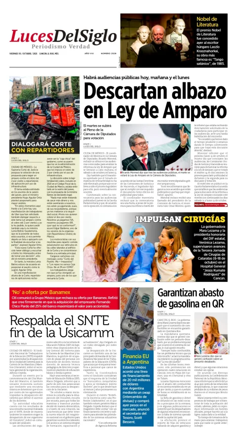 Portada de Luces del Siglo