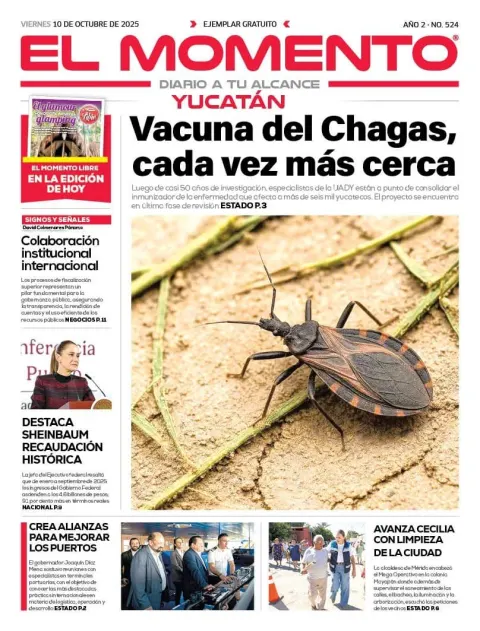 Portada de El Momento Yucatan