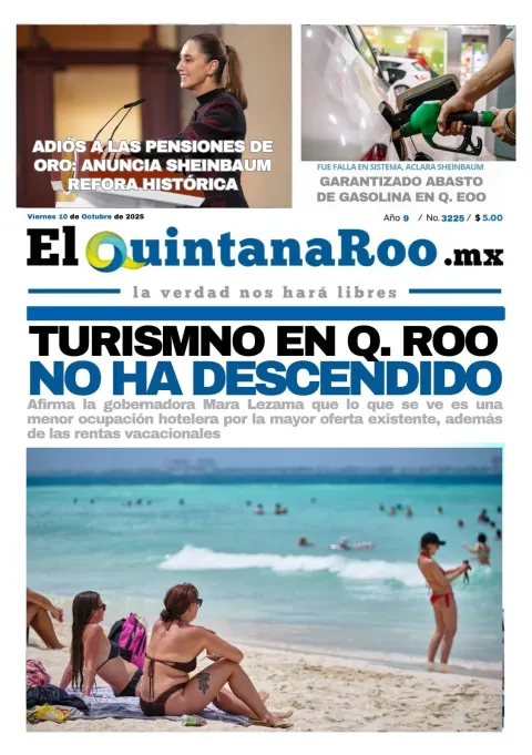 Portada de El Quintana Roo (portada)