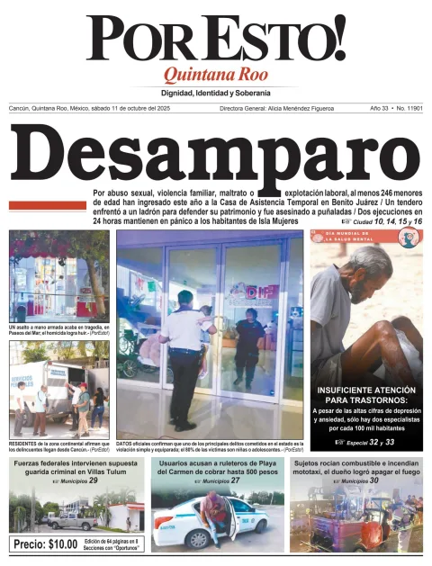 Portada de Por Esto (quintana Roo Cancun)