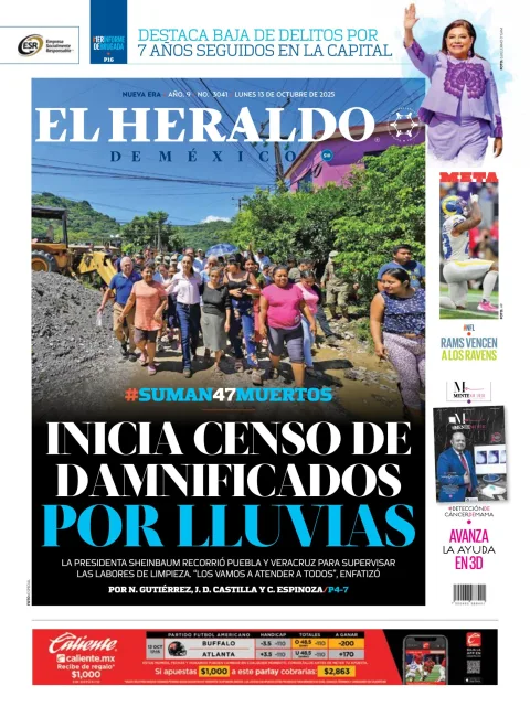 Portada de El Heraldo de Mexico