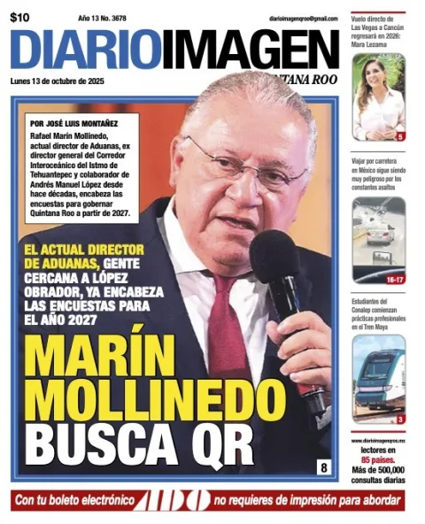 Portada de Diario Imagen Quintana Roo