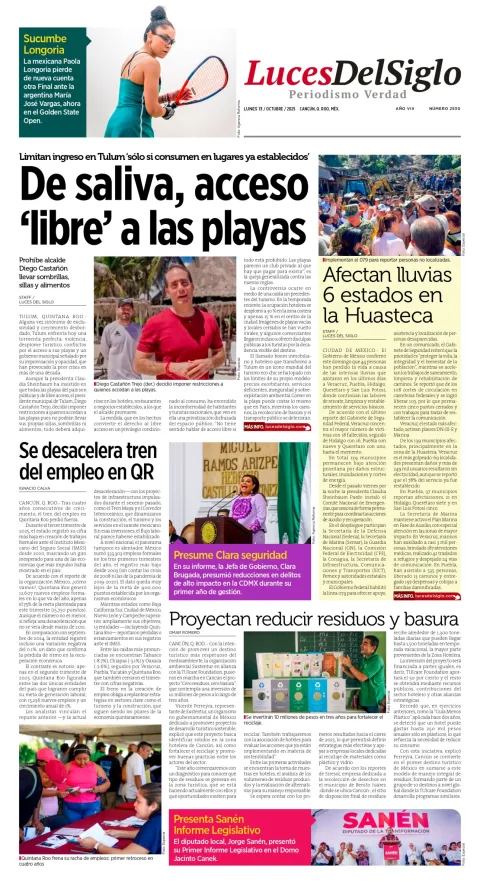 Portada de Luces del Siglo