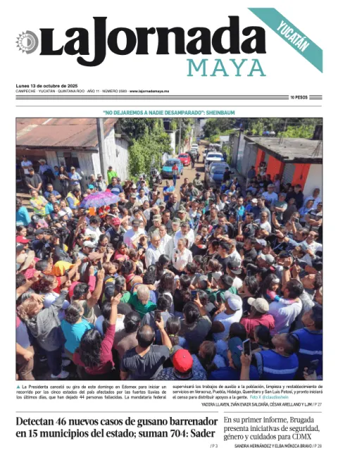 Portada de La Jornada Maya Yucatán