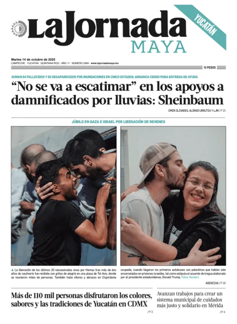 Portada de La Jornada Maya Yucatán
