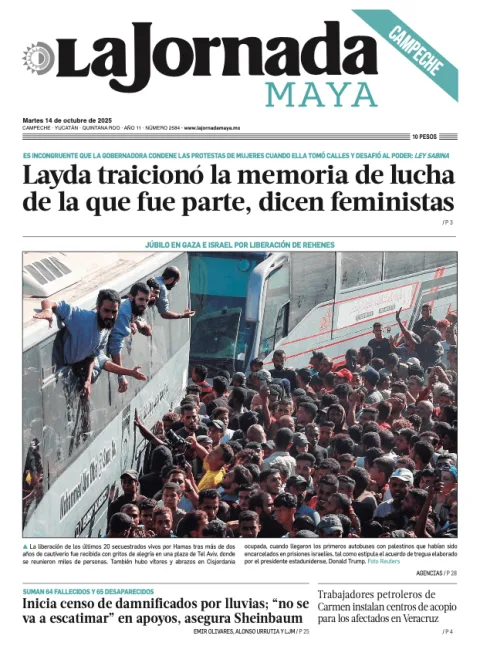 Portada de La Jornada Maya Campeche