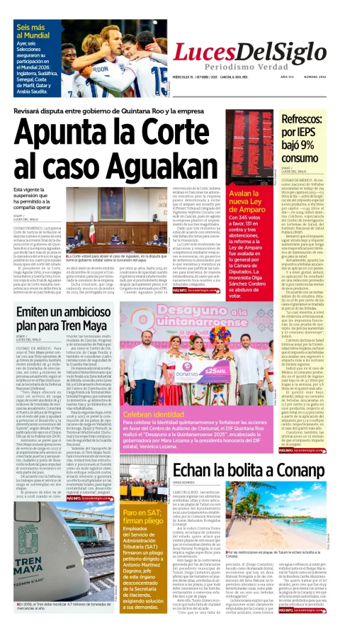 Portada de Luces del Siglo