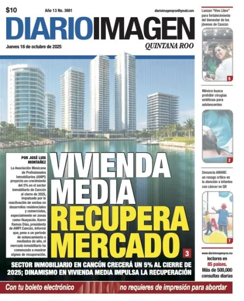 Portada de Diario Imagen Quintana Roo