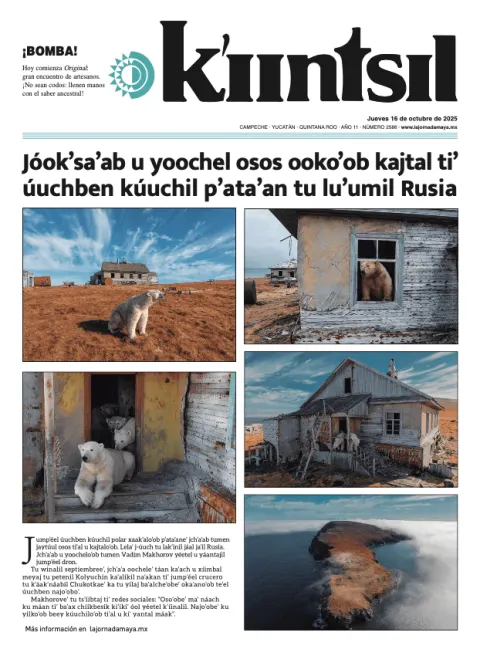 Portada de La Jornada - Kiintsil del jueves, 16 de octubre de 2025