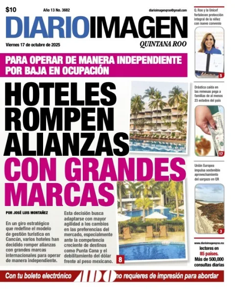 Portada de Diario Imagen Quintana Roo