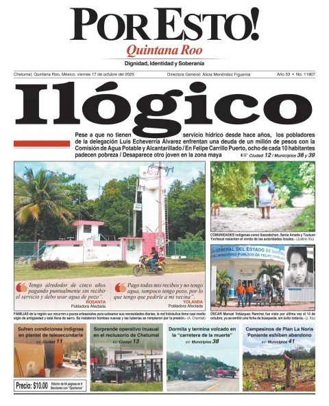 Portada de Por Esto (quintana Roo Chetumal)