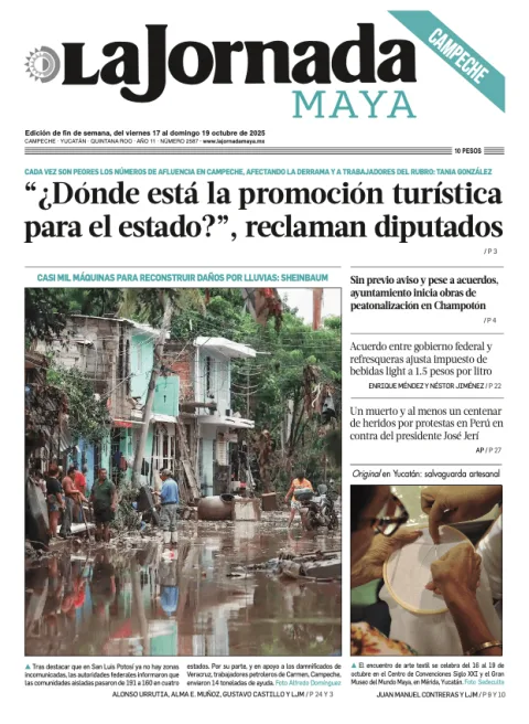 Portada de La Jornada Maya Campeche