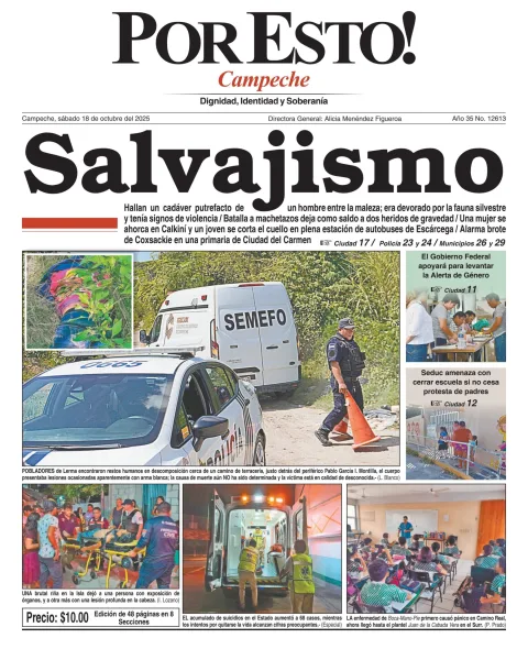 Portada de Por Esto (campeche)