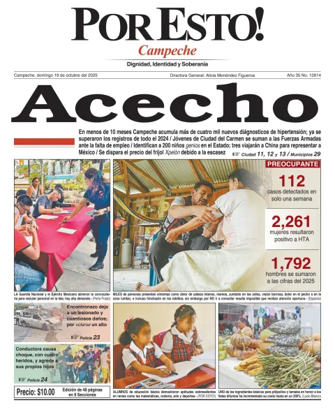 Portada de Por Esto (campeche)