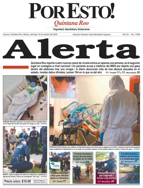 Portada de Por Esto (quintana Roo Cancun)