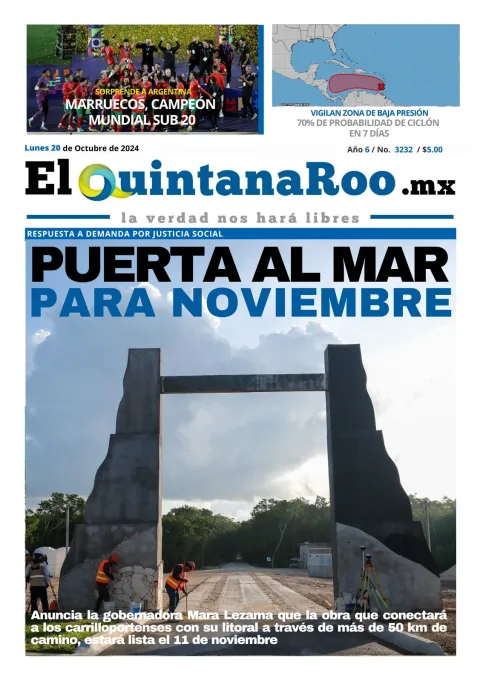 Portada de El Quintana Roo (portada)