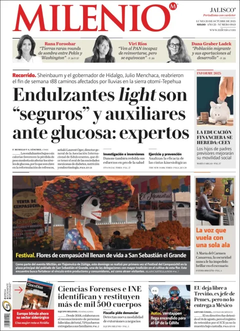 Portada de Milenio Jalisco
