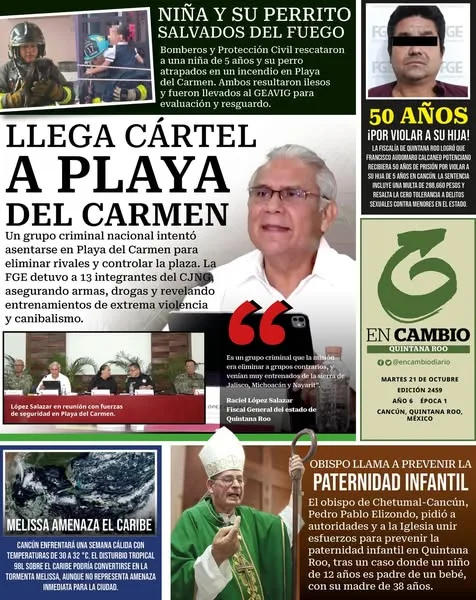 Portada de En Cambio - Quintana Roo (contraportada)