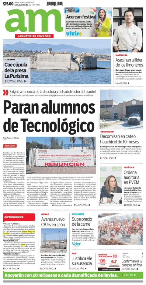 Portada de Am Corredor Industrial del martes, 21 de octubre de 2025