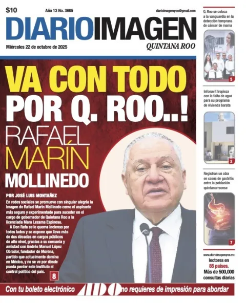 Portada de Diario Imagen Quintana Roo