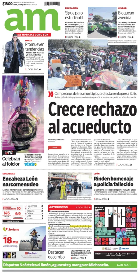 Portada de Am Corredor Industrial del miércoles, 22 de octubre de 2025