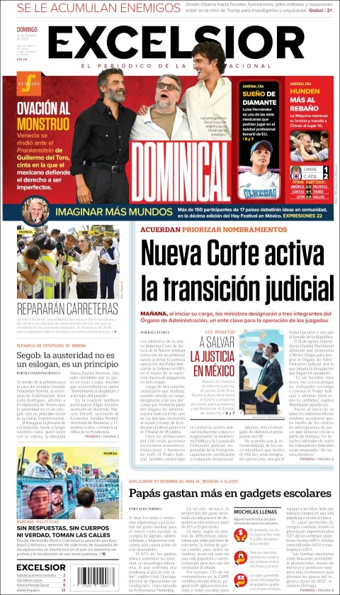 Portada de Excelsior