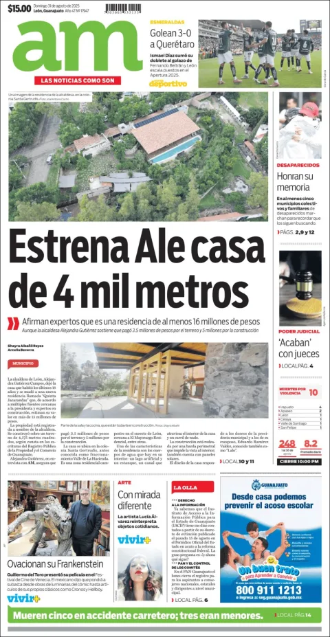 Portada de Am Corredor Industrial del domingo, 31 de agosto de 2025