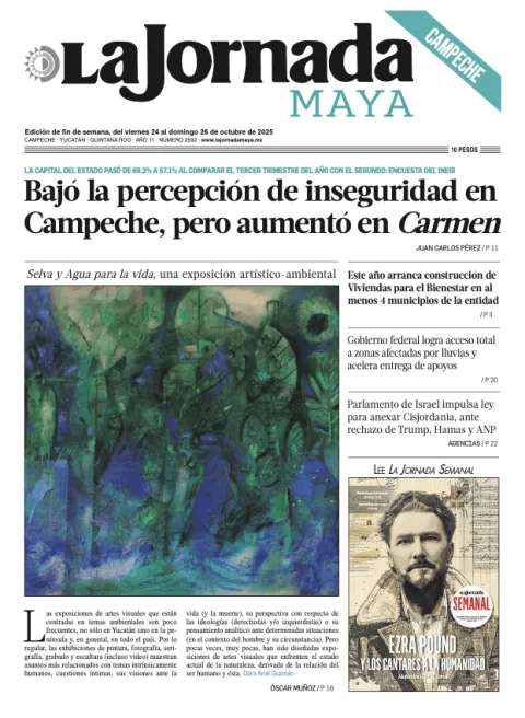 Portada de La Jornada Maya Campeche