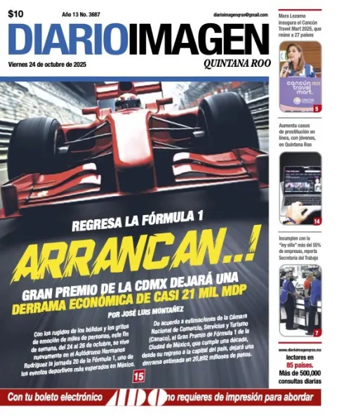 Portada de Diario Imagen Quintana Roo