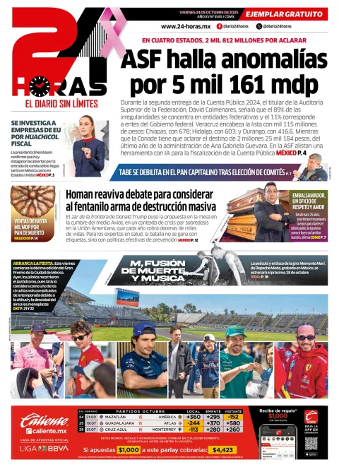 Portada de 24 Horas
