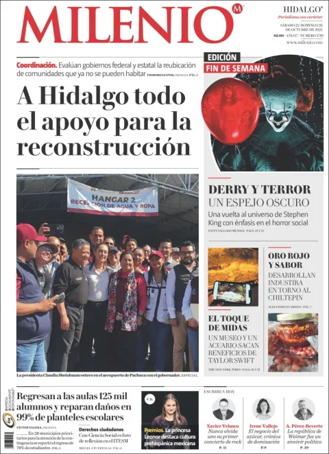 Portada de Milenio Hidalgo