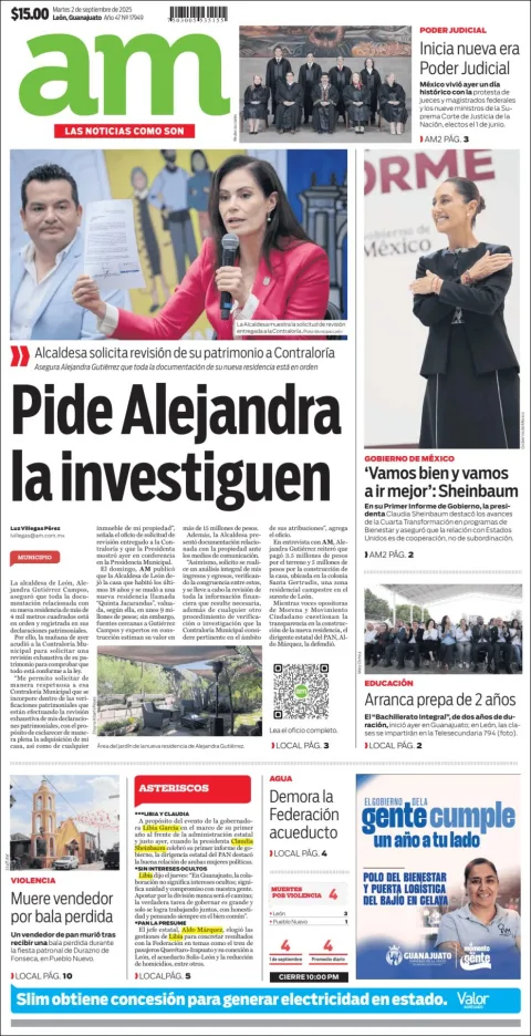 Portada de Am Corredor Industrial del martes, 2 de septiembre de 2025