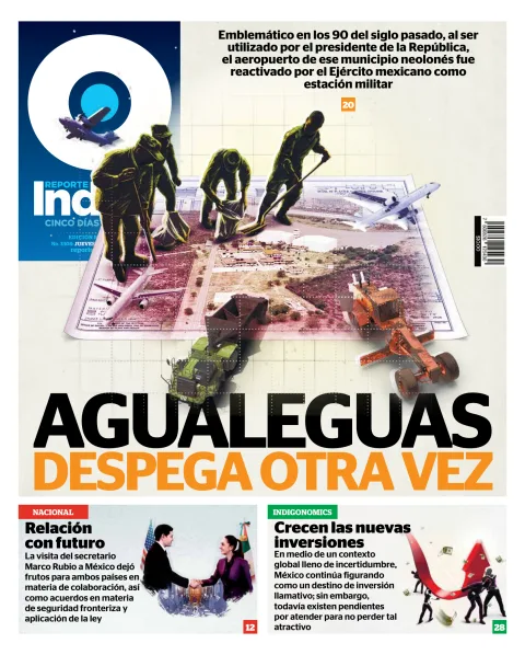 Portada de Reporte Indigo Monterrey del domingo, 26 de octubre de 2025