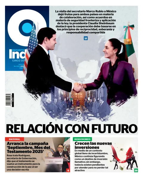 Portada de Reporte Indigo Guadalajara del domingo, 21 de septiembre de 2025