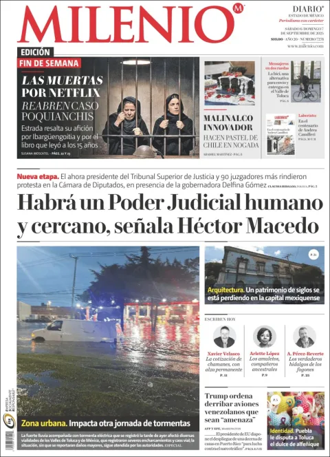 Portada de Milenio Edo de Mexico