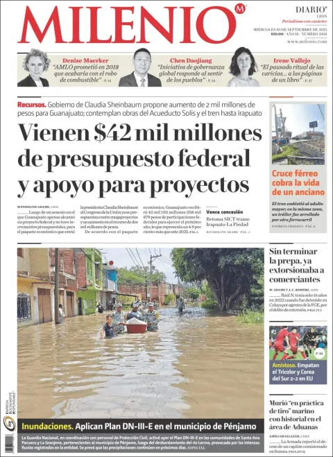 Portada de Milenio Leon