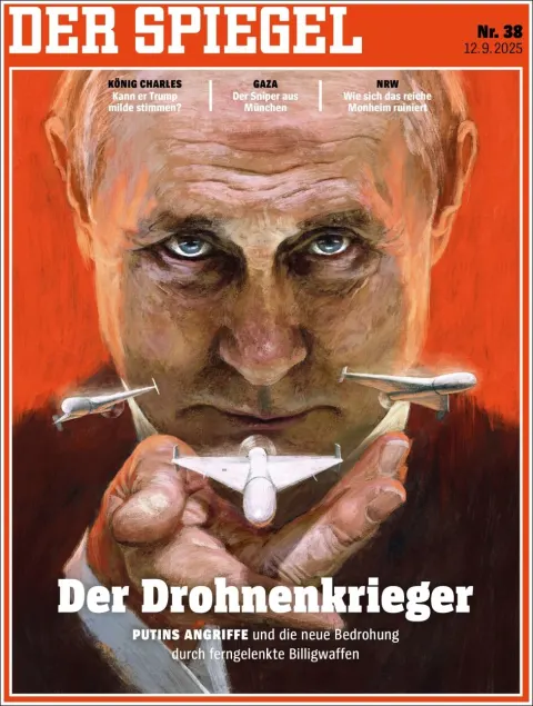 Portada de Der Spiegel del viernes, 12 de septiembre de 2025