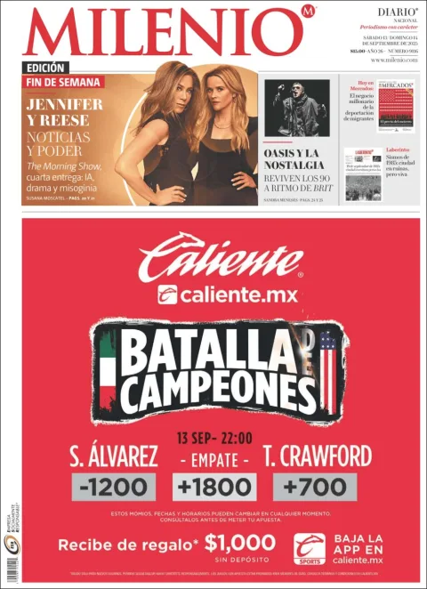 Portada de Milenio