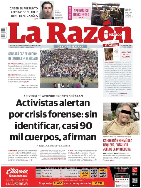 Portada de La Razon